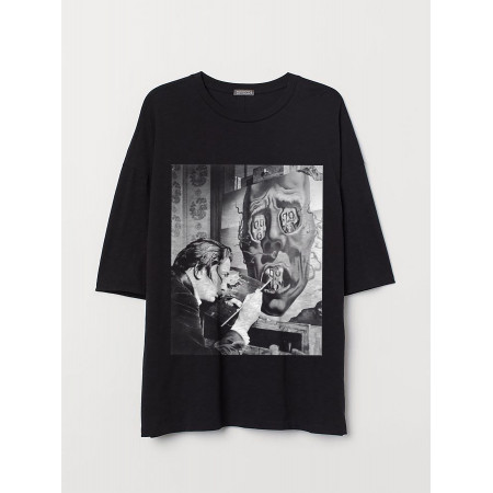 Tricou Salvador Dali și pictură din bumbac